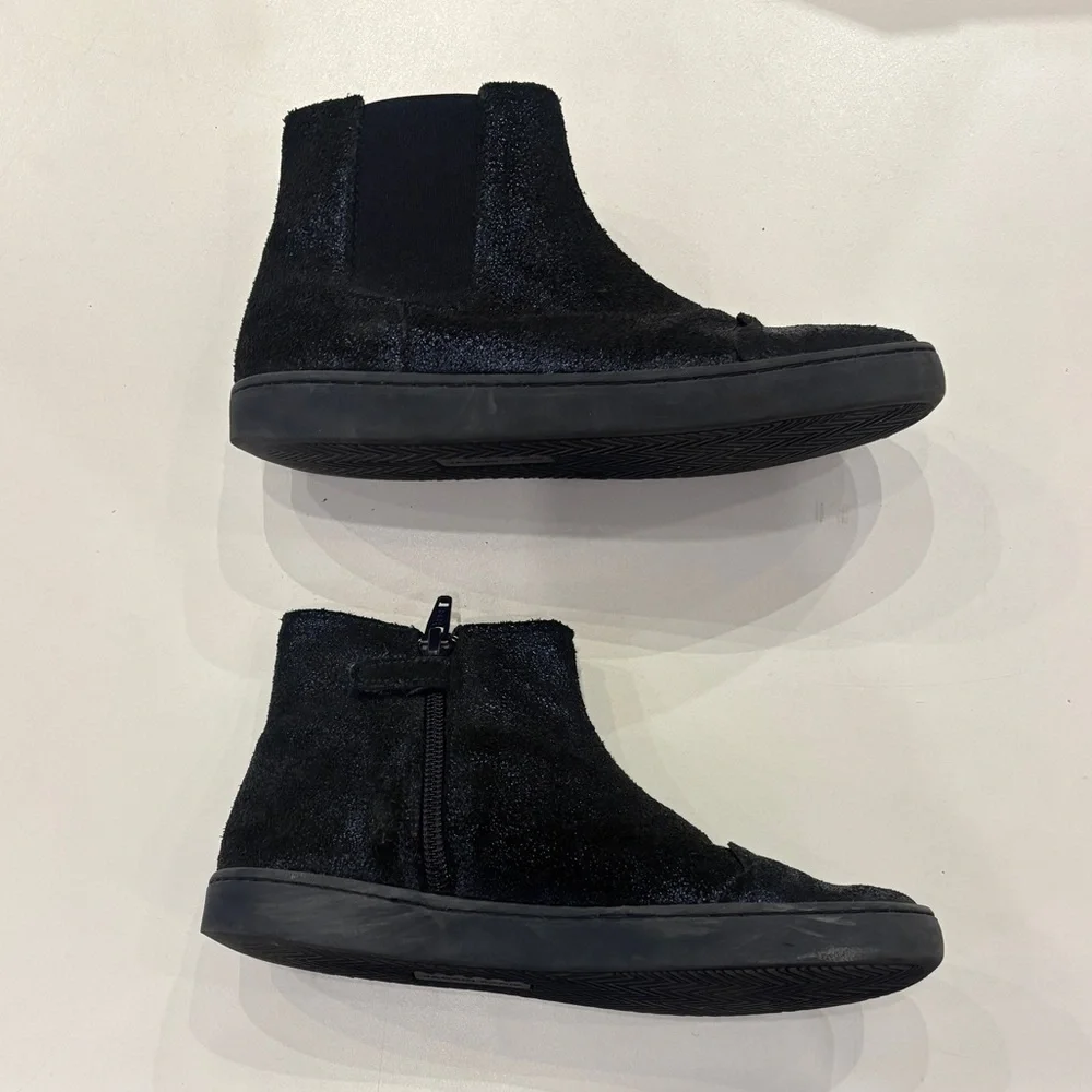 Jacadi Elegant Sparkle Navy Blue Desert Boot Dress Shoes